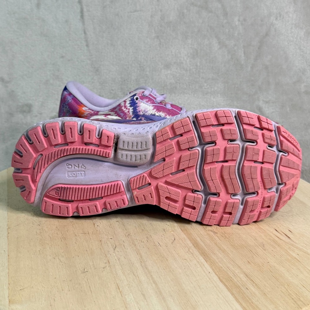 Brooks Ghost 13 Unity Together Purple Pink Running Shoes 1203381B563 Womens 9 - Picture 11 of 16